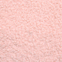Produktbild för Fotpall Rosa 55 x 35 x 41 cm Bouclé