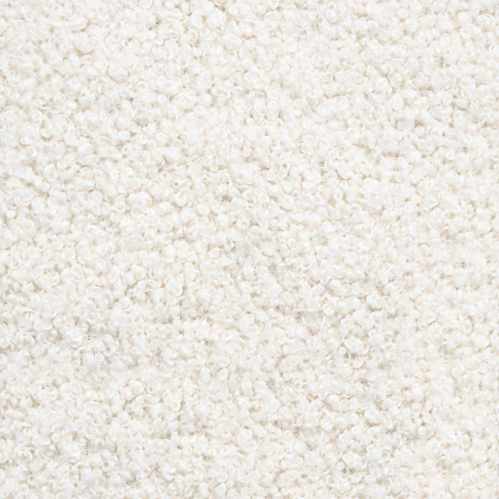 Produktbild för Fotpall Gräddvit 55 x 35 x 41 cm Bouclé