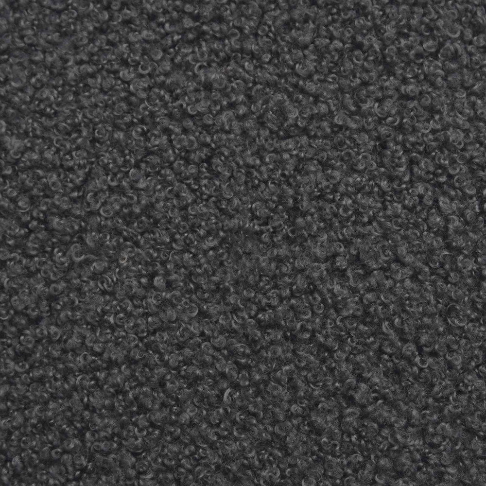 Produktbild för Fotpall Mörkgrå 55 x 35 x 41 cm Bouclé