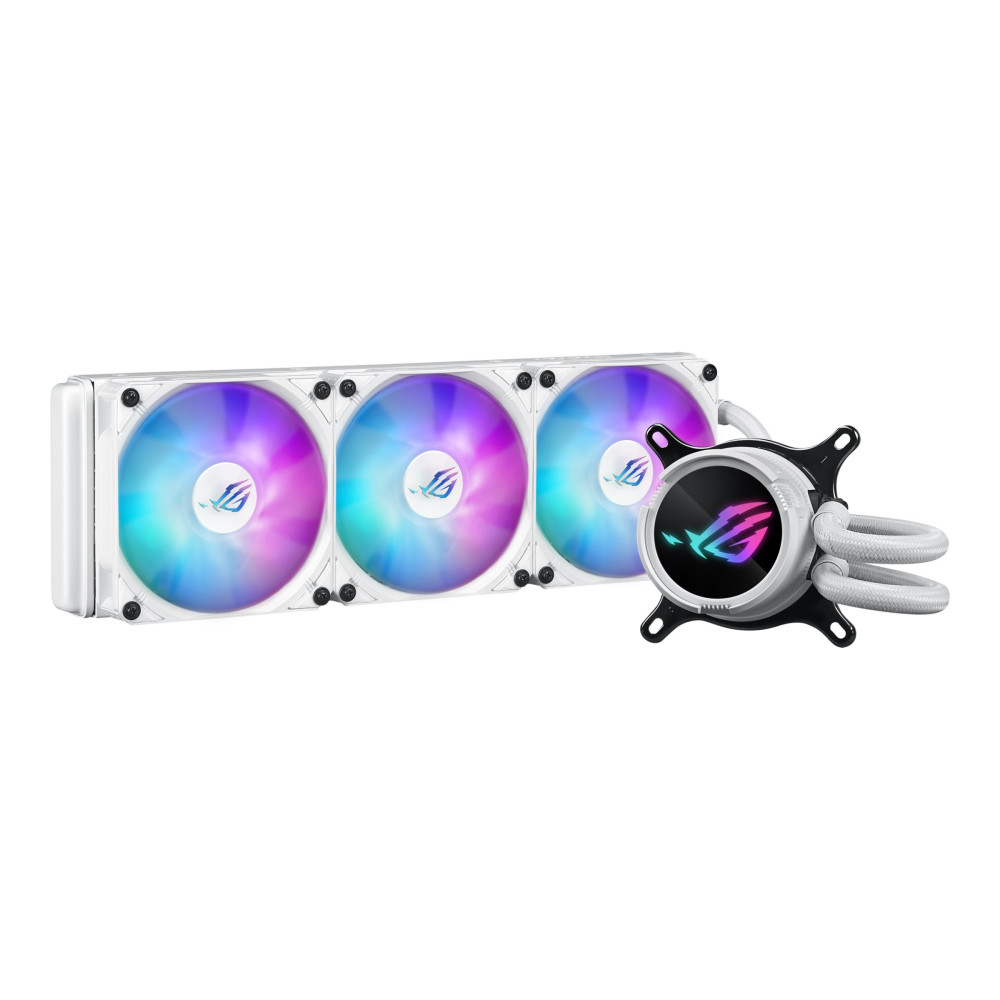Produktbild för ASUS ROG STRIX LC III 360 ARGB - White Edition - kylsystem med vätska till processorn