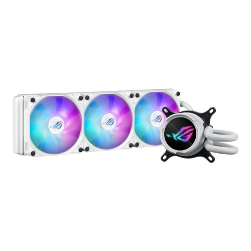 ASUSTeK COMPUTER ASUS ROG STRIX LC III 360 ARGB - White Edition - kylsystem med vätska till processorn