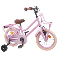 Produktbild för Barncykel 14 Tum från 3-5 år gammal Ljusrosa