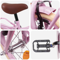 Produktbild för Barncykel 16 Tum för 4-6 år gamla Ljusrosa