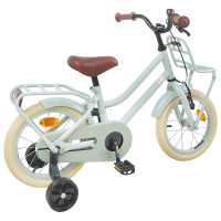 Produktbild för Barncykel 12 Tum för 2-4 åringar Ljusgrön