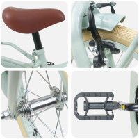 Produktbild för Barncykel 16 Tum för 4-6 år gamla Ljusgrön