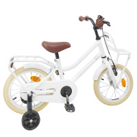 Produktbild för Barncykel 14 Tum från 3-5 år gammal Vit