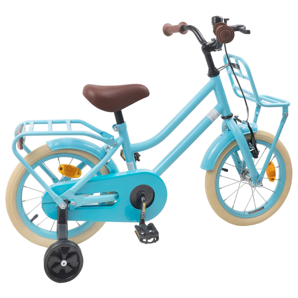 Produktbild för Barncykel 16 Tum för 4-6 år gamla Ljusblå