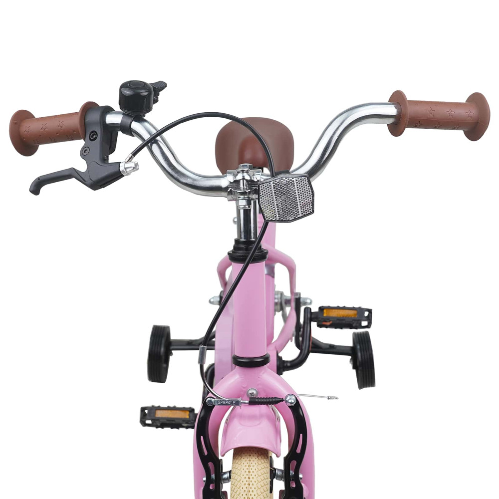 Produktbild för Barncykel 12 Tum för 2-4 åringar Ljusrosa