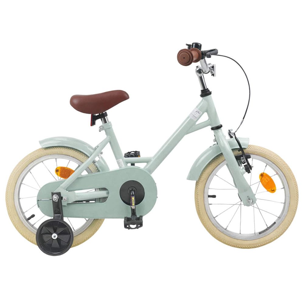 Produktbild för Barncykel 16 Tum för 4-6 år gamla Ljusgrön