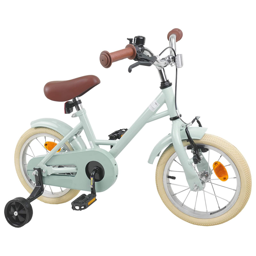 Produktbild för Barncykel 16 Tum för 4-6 år gamla Ljusgrön