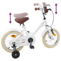 Produktbild för Barncykel 14 Tum från 3-5 år gammal Vit