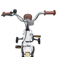 Produktbild för Barncykel 16 Tum för 4-6 år gamla Vit