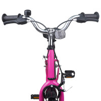 Produktbild för Barncykel 18 Tum för 5-7 år gamla Rosa Svart