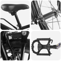 Produktbild för Barncykel 12 Tum för 2-4 åringar Svart