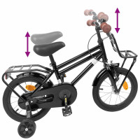Produktbild för Barncykel 12 Tum för 2-4 åringar Svart