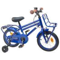 Produktbild för Barncykel 12 Tum för 2-4 åringar Mörkblå