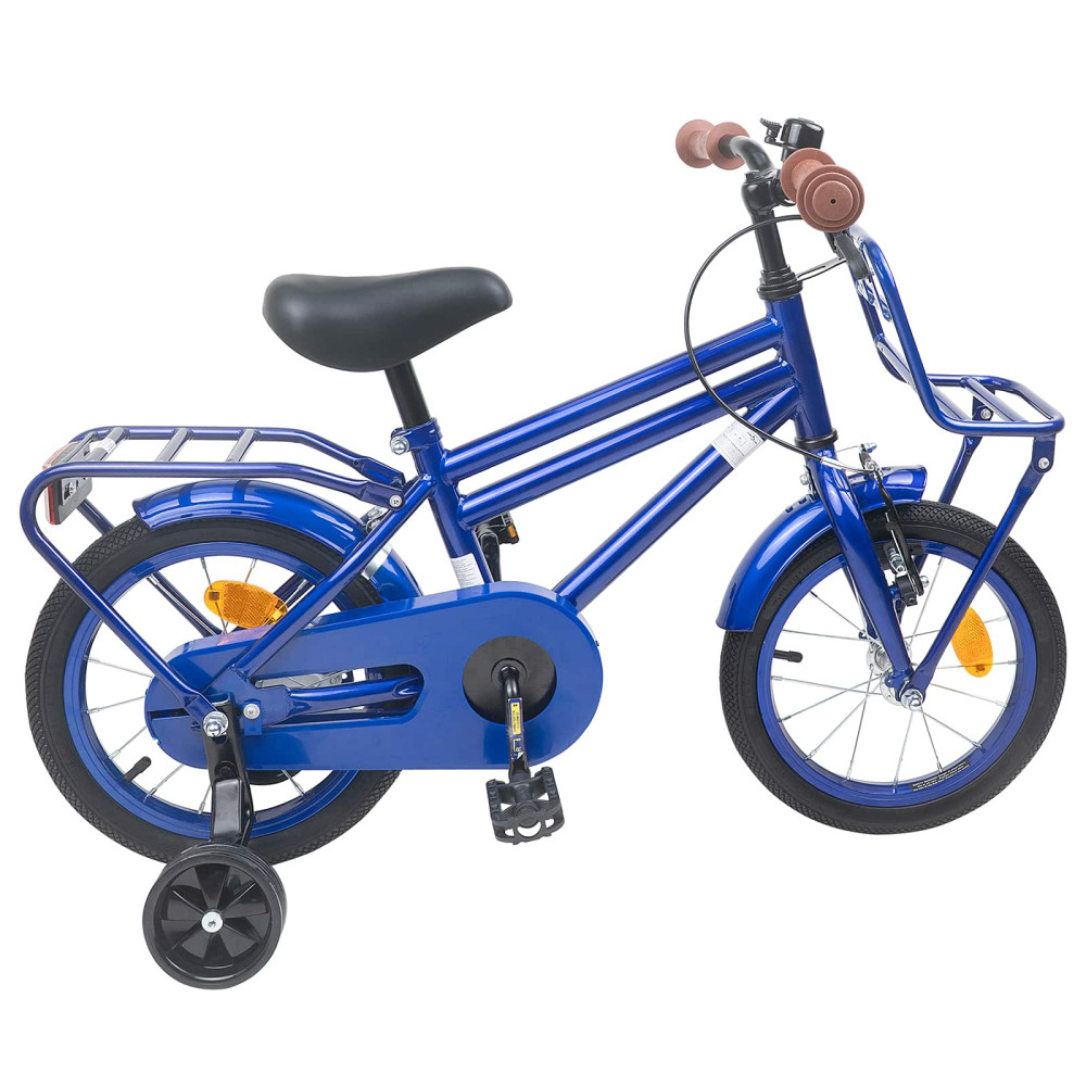 Produktbild för Barncykel 12 Tum för 2-4 åringar Mörkblå