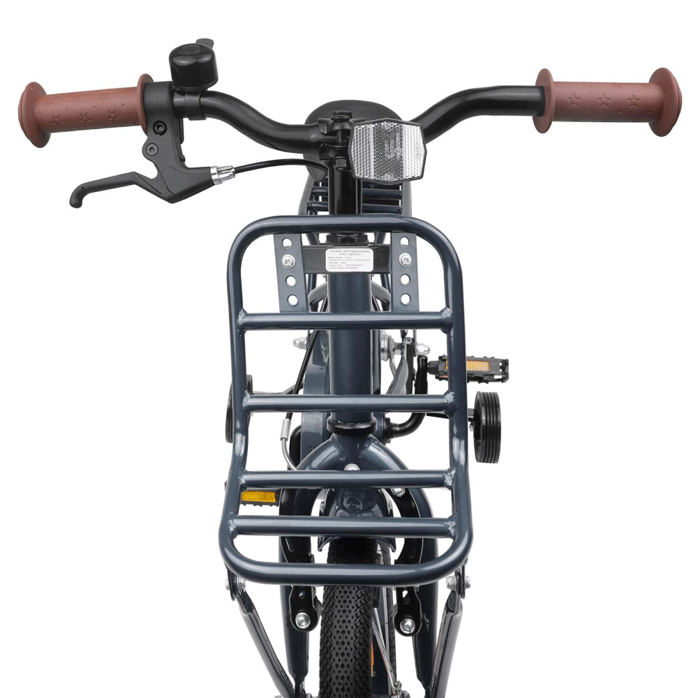 Produktbild för Barncykel 12 Tum för 2-4 åringar Mörkgrå