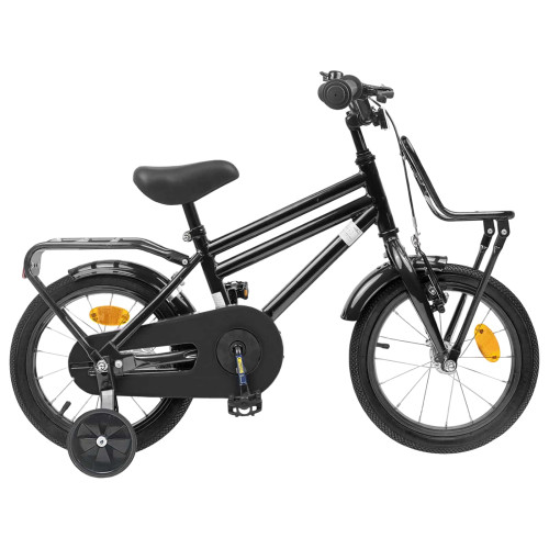 vidaXL Barncykel 12 Tum för 2-4 åringar Svart