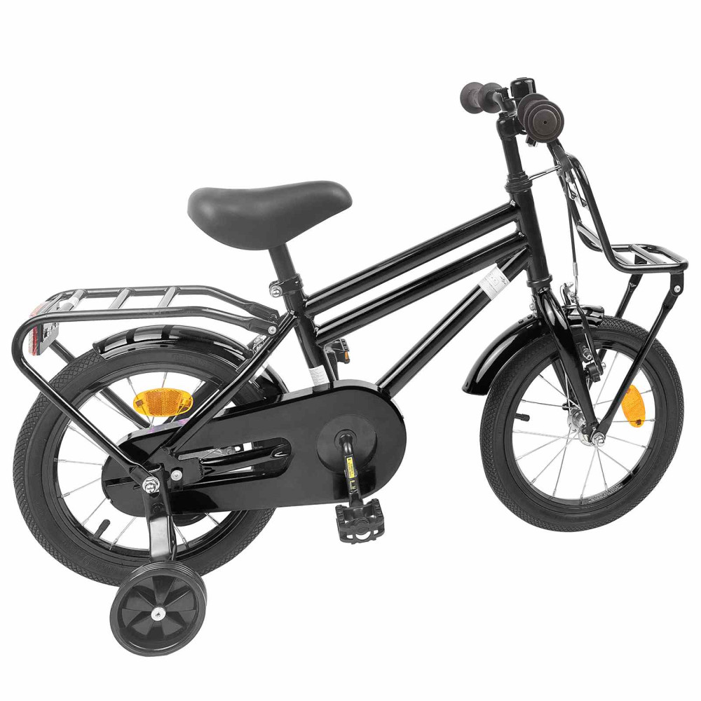 Produktbild för Barncykel 12 Tum för 2-4 åringar Svart