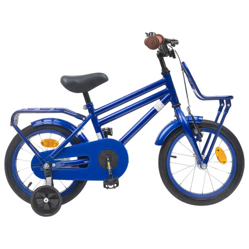 vidaXL Barncykel 12 Tum för 2-4 åringar Mörkblå