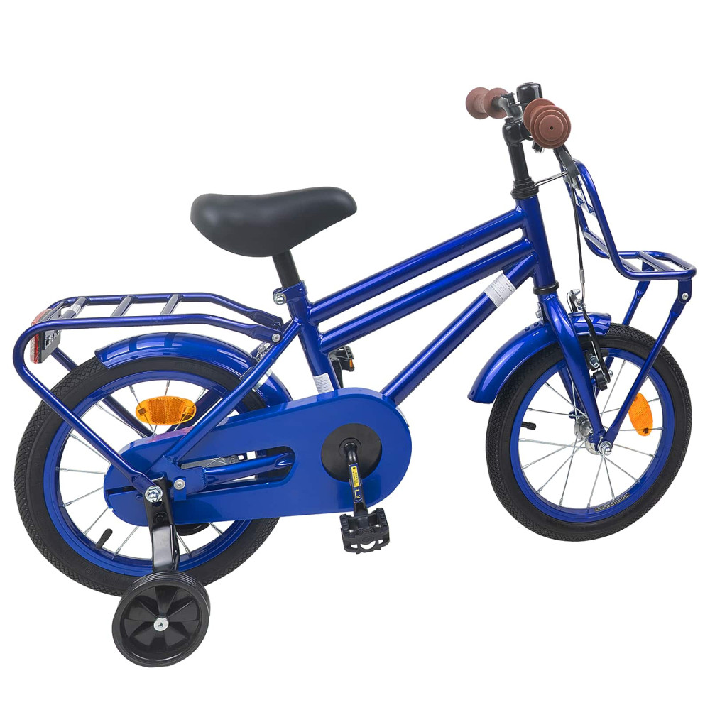 Produktbild för Barncykel 12 Tum för 2-4 åringar Mörkblå