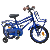 Produktbild för Barncykel 16 Tum för 4-6 år gamla Mörkblå