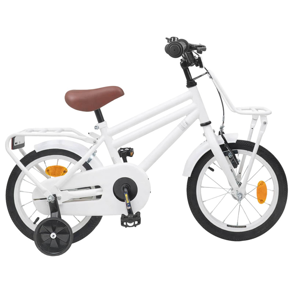 Produktbild för Barncykel 14 Tum från 3-5 år gammal Vit
