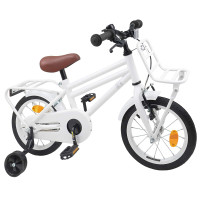 Produktbild för Barncykel 16 Tum för 4-6 år gamla Vit