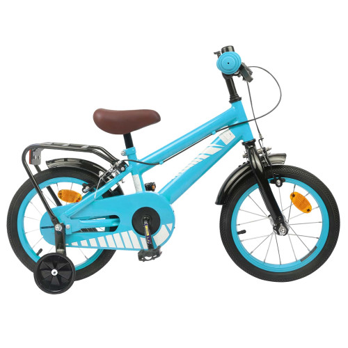 vidaXL Barncykel 12 Tum för 2-4 åringar Ljusblå