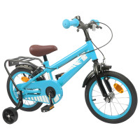 Produktbild för Barncykel 14 Tum från 3-5 år gammal Ljusblå