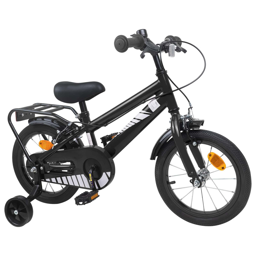 Produktbild för Barncykel 16 Tum för 4-6 år gamla Svart