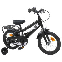Produktbild för Barncykel 16 Tum för 4-6 år gamla Svart