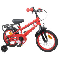 Produktbild för Barncykel 14 Tum från 3-5 år gammal Röd