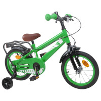 Produktbild för Barncykel 16 Tum för 4-6 år gamla Grön