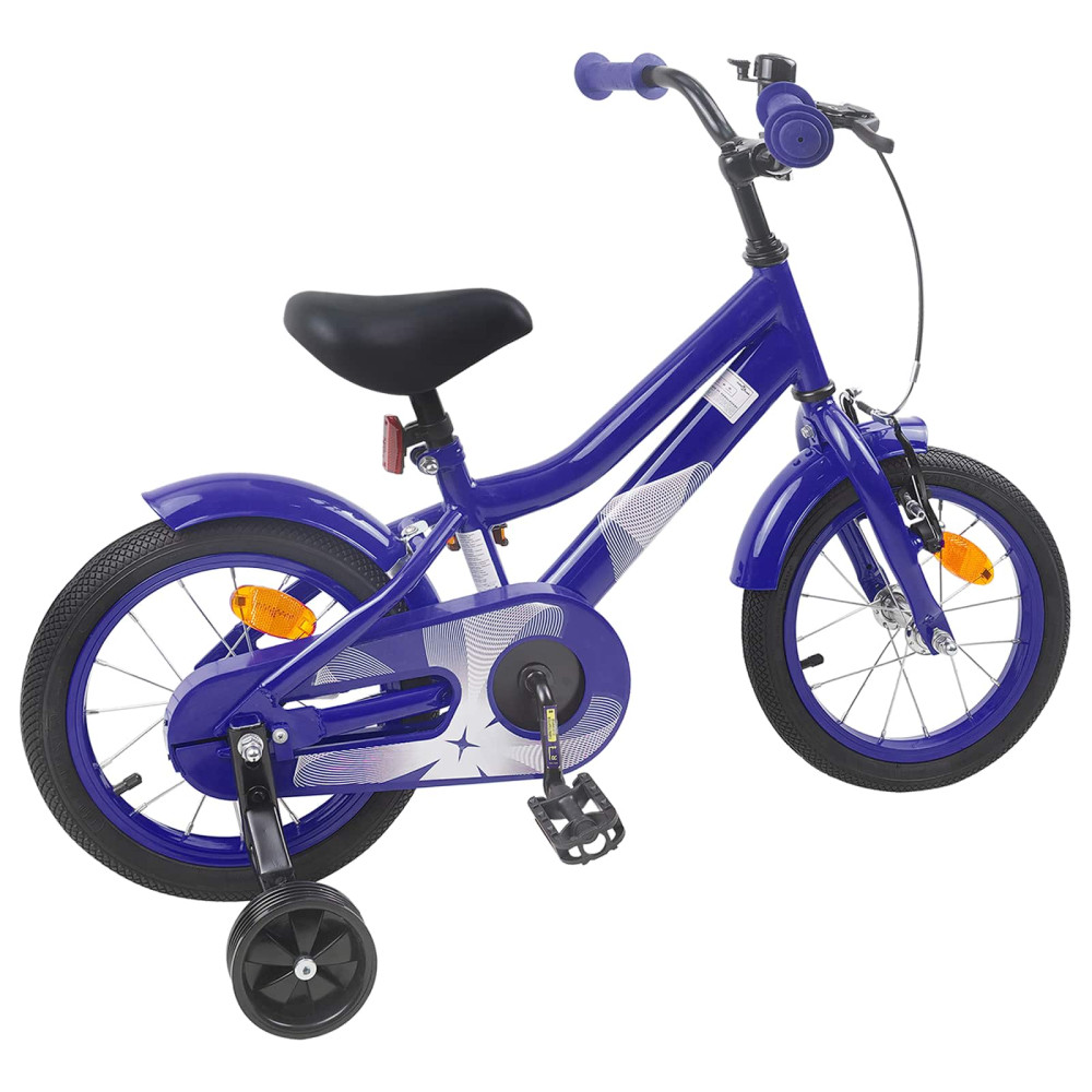 Produktbild för Barncykel 12 Tum för 2-4 åringar Mörkblå
