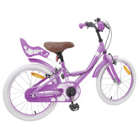 Produktbild för Barncykel 18 Tum för 5-7 år gamla Lila