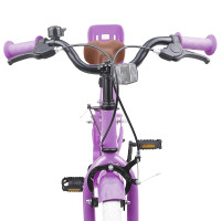 Produktbild för Barncykel 18 Tum för 5-7 år gamla Lila