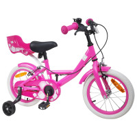 Produktbild för Barncykel 14 Tum från 3-5 år gammal Rosa
