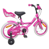 Produktbild för Barncykel 16 Tum för 4-6 år gamla Rosa