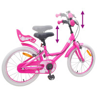 Produktbild för Barncykel 18 Tum för 5-7 år gamla Rosa