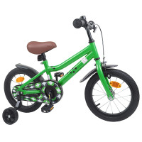 Produktbild för Barncykel 16 Tum för 4-6 år gamla Grön