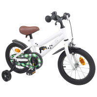 Produktbild för Barncykel 14 Tum från 3-5 år gammal Vit