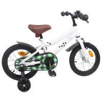 Produktbild för Barncykel 16 Tum för 4-6 år gamla Vit