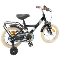 Produktbild för Barncykel 16 Tum för 4-6 år gamla Svart