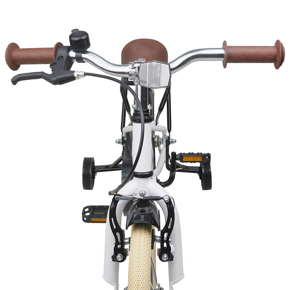 Produktbild för Barncykel 14 Tum från 3-5 år gammal Vit
