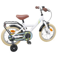Produktbild för Barncykel 16 Tum för 4-6 år gamla Vit
