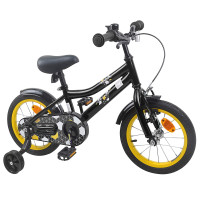 Produktbild för Barncykel 12 Tum för 2-4 åringar Svart