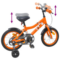 Produktbild för Barncykel 14 Tum från 3-5 år gammal Orange
