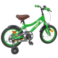 Produktbild för Barncykel 12 Tum för 2-4 åringar Grön
